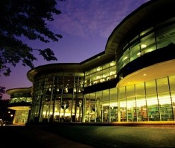 QU Library at night